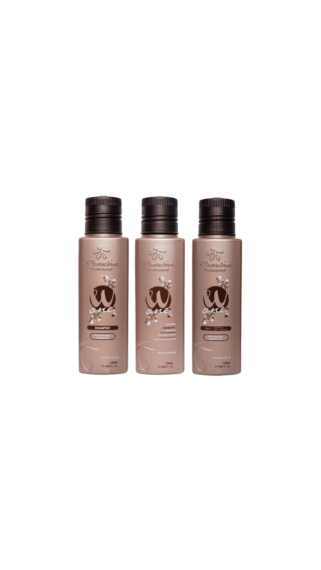 W.ONE KIT 120ML — Premium, Shampoo & 3in1